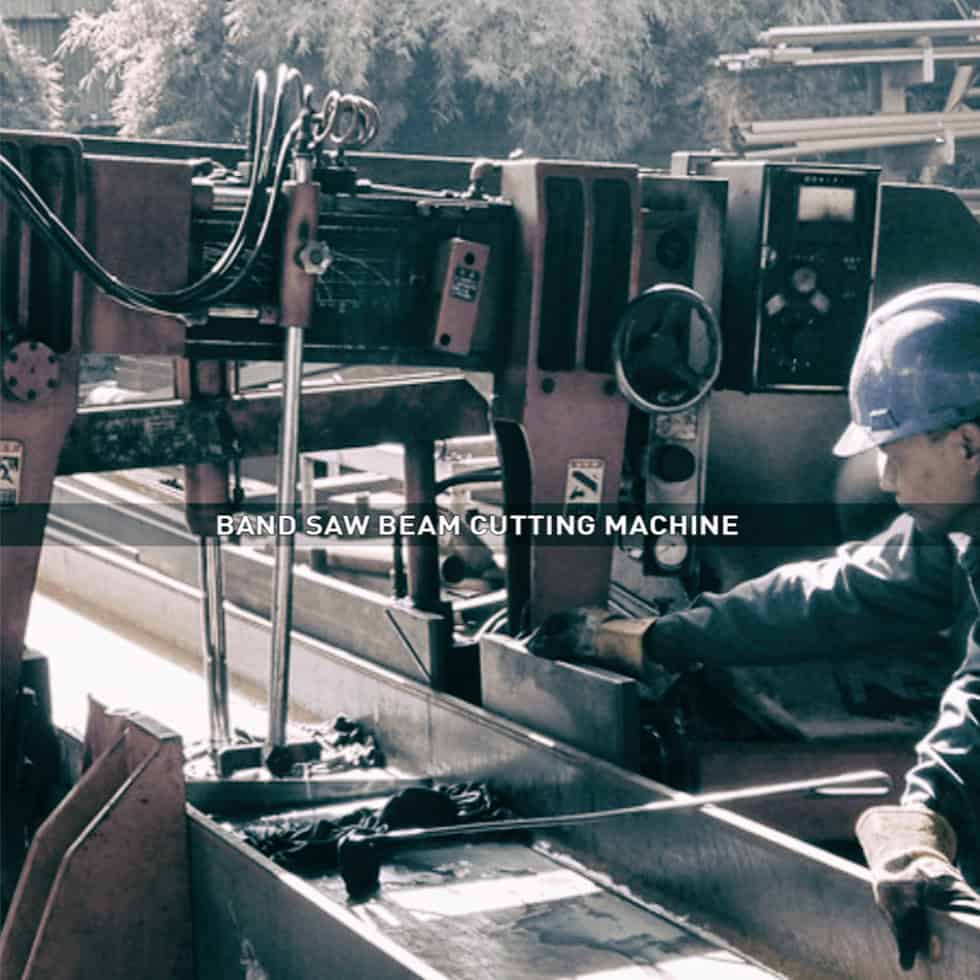 Band saw beam cutting machine