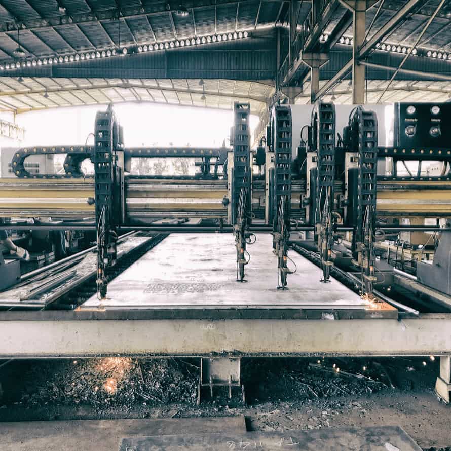 Cnc multi torch cutter