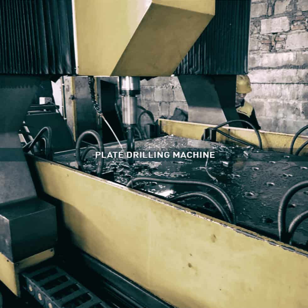 Plate drilling machine