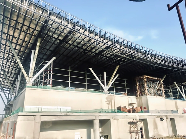 Roof bandara ssk ii pekan baru frontview