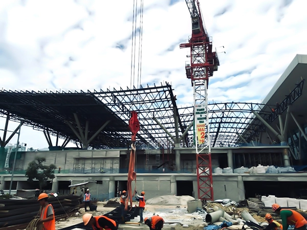 Roof bandara ssk ii pekan baru sideview